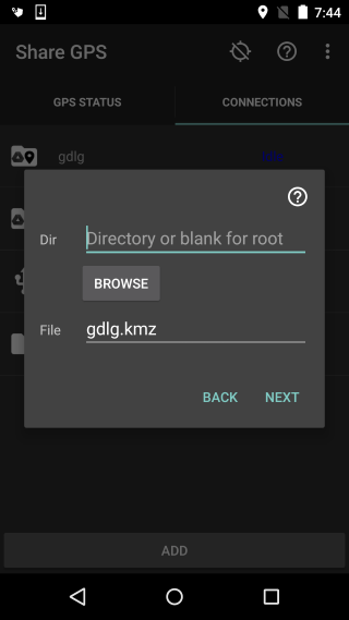 gpsbabel kmz files do not come up as an option